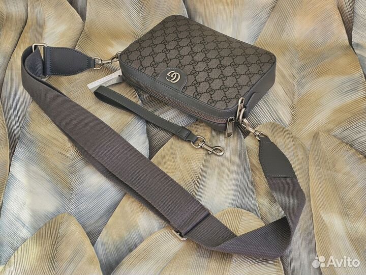 Мужская сумка клатч через плечо Gucci новая