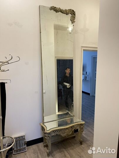 Зеркало старинное антиквариат