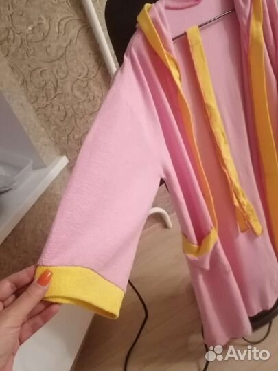 Халат махровый с капюшоном новый СССР 48-50р