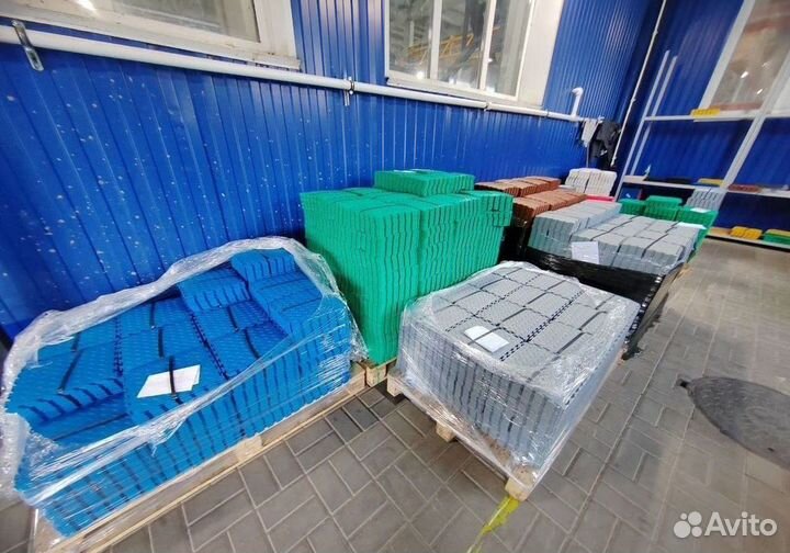 Модульная плитка пвх в фитнес зал