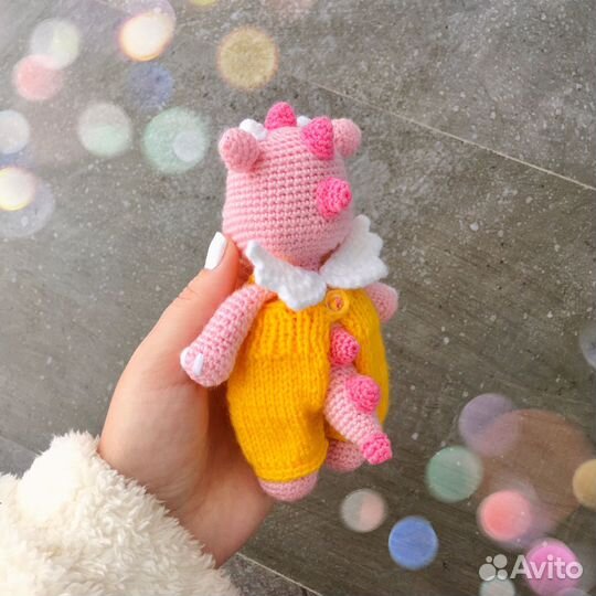 Вязаные игрушки дракон