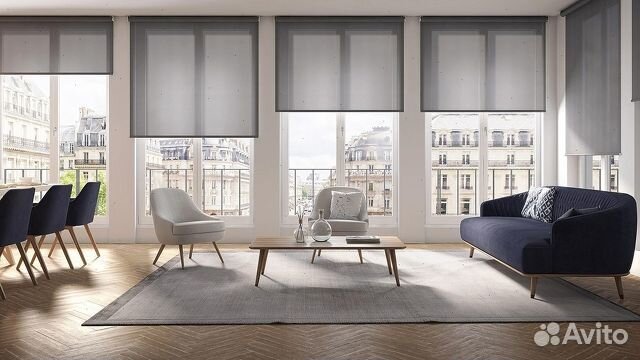 Рулонные шторы. Замер и монтаж бесплатно