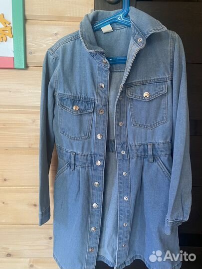 Джинсовое платье детское