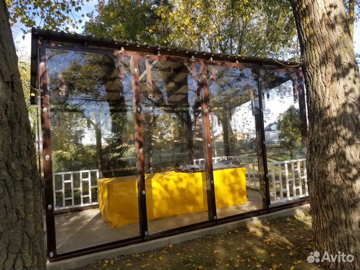 Мягкие окна для беседок