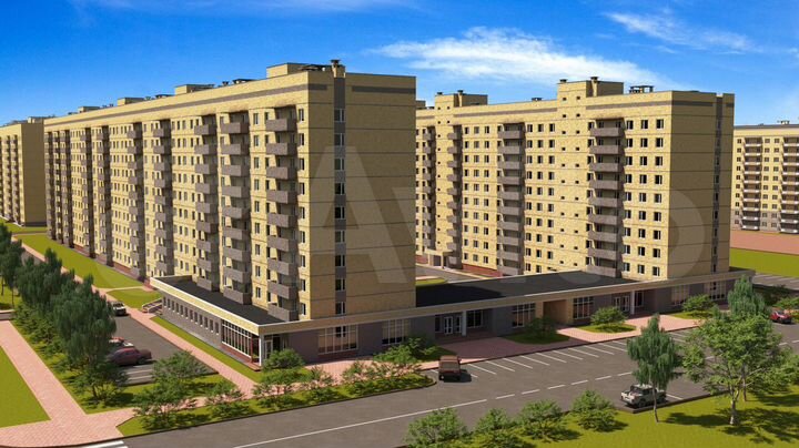 2-к. квартира, 54,2 м², 7/10 эт.