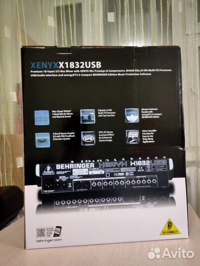 Микшерный пульт behringer 1832