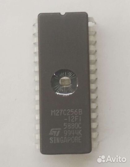 Микросхемы M27C256B, NM27128Q пзу с уф