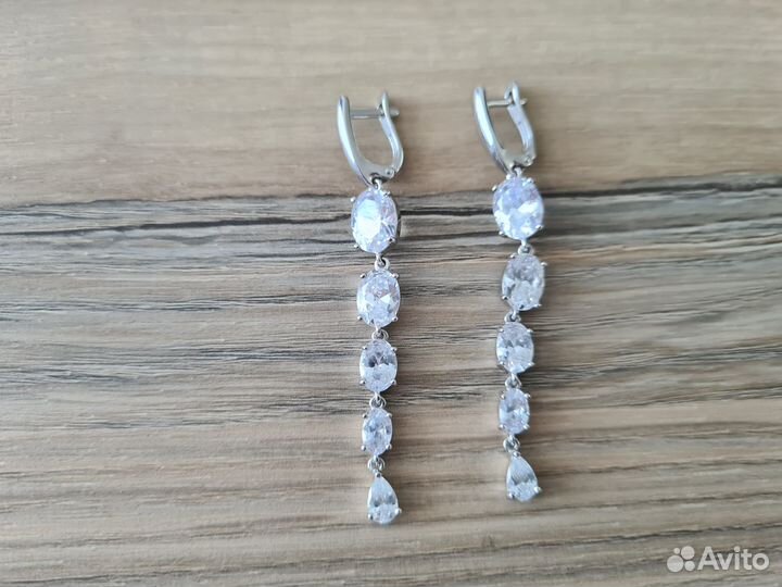 Серьги серебряные