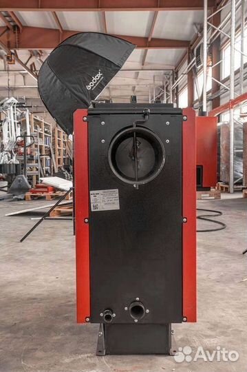 Котел на твердом топливе