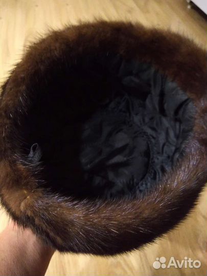 Шапка норковая женская