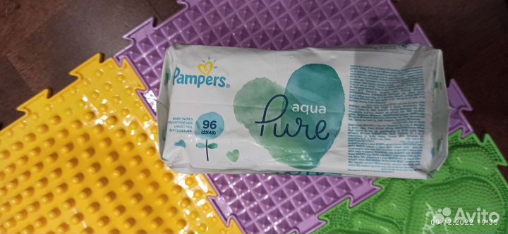 Влажные салфетки детские Pampers Aqua 96 шт