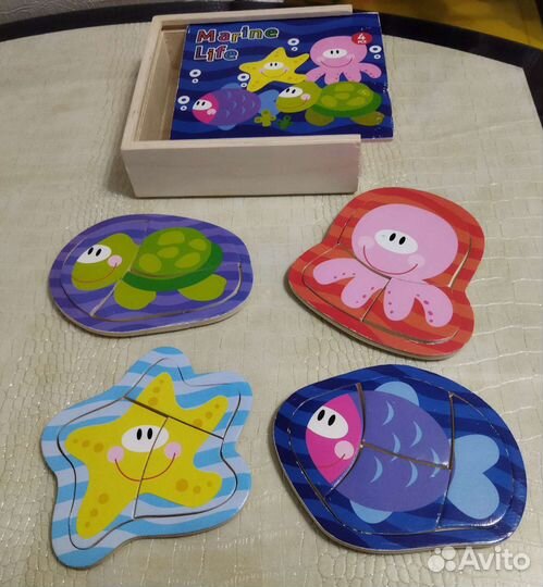 Деревянные пазлы