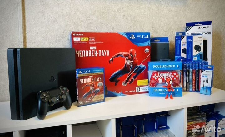 Ps4 slim I Sony Playstation 4 Человек-Паук