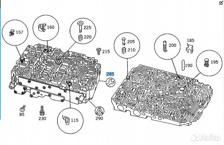 Гидроблок (комплект) на Mercedes Benz Мерседес