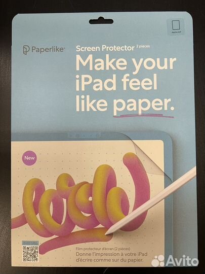 Пленка Paperlike для iPad 10.2/10.9/11/12.9