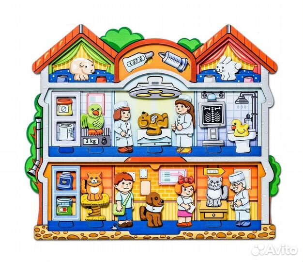 Игра пазл из дерева 