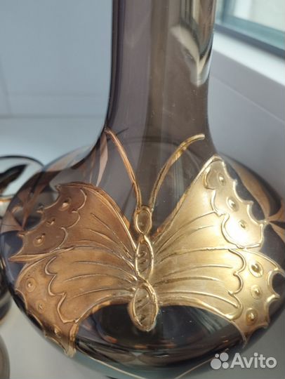 Bohemia золочение ваза штоф рюмки