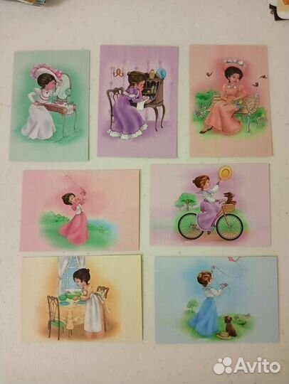 Карманные календари. Рисунки, открытки #2