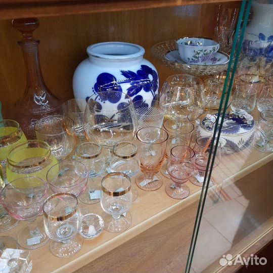 Бокалы стекло.винтаж.ссср