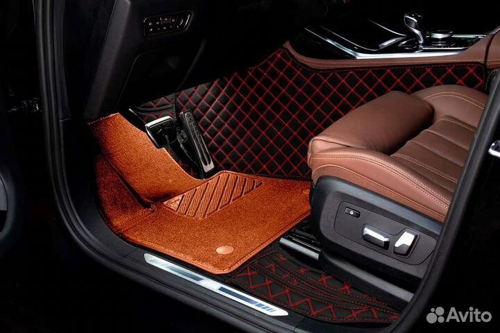 3D Коврики Range Rover Салон Багажник из Экокожи