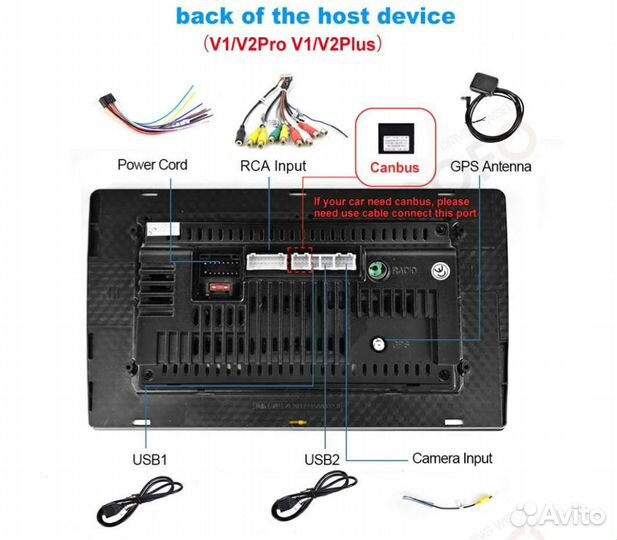 Автомагнитола 10 дюймов 2din android
