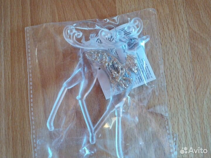 Елочная игрушка Олень 8*14 см