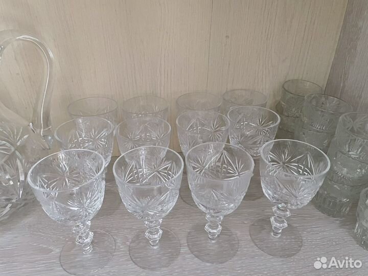 Хрустальные рюмки