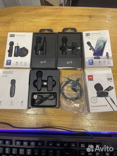 Беспроводной микрофон-петличка K35