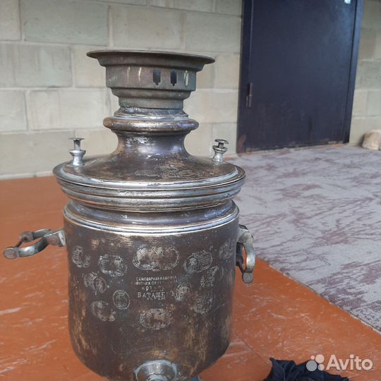 Самовар на дровах старинный