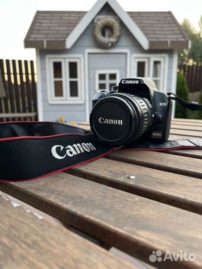 Зеркальный фотоаппарат canon eos 1000d