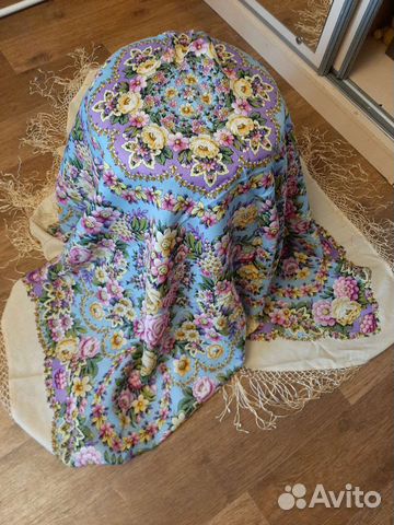 Павлопосадский платок новый