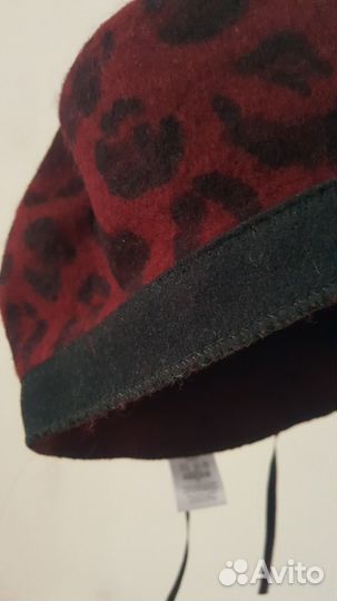 Берет фетр бордо
