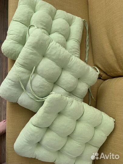 Подушки для стула 3 штуки