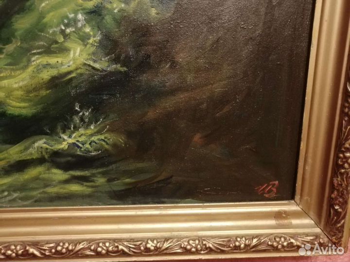 Картина(Масло/Холст /Автор/60-е