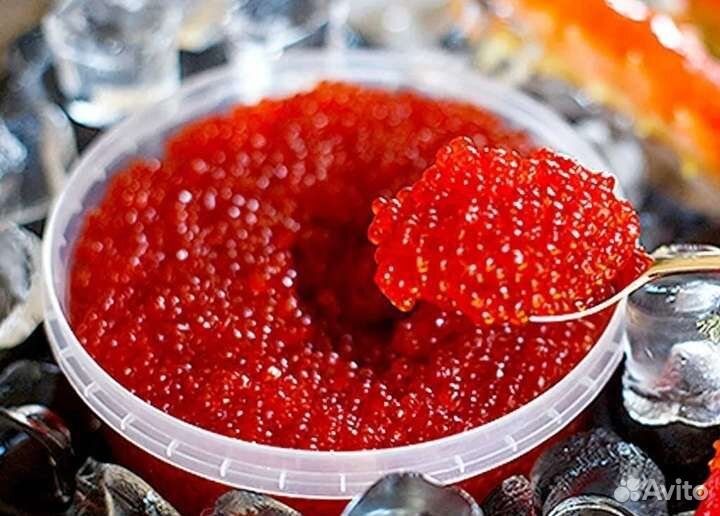 Икра красная кижуча