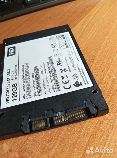 Ssd wd green 120 gb