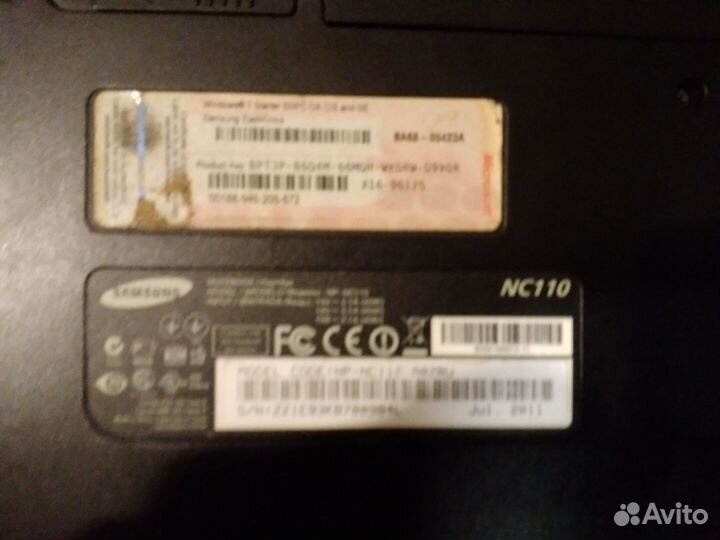 Нетбук samsung nc110