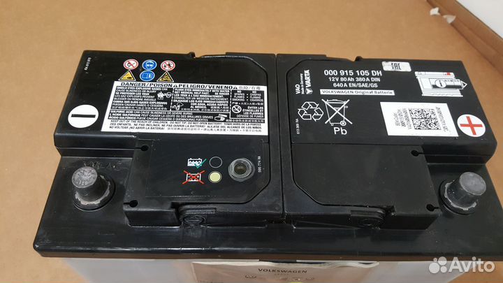 Аккумулятор бу 000915105DH 80Ач