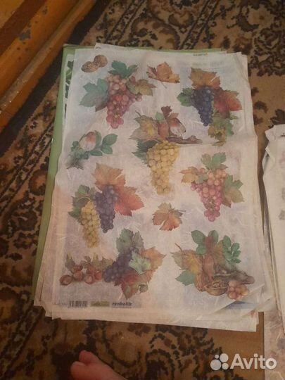 Карты для декупажа разные