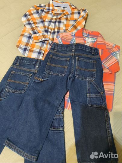 Рубашка и джинсы 2 годика