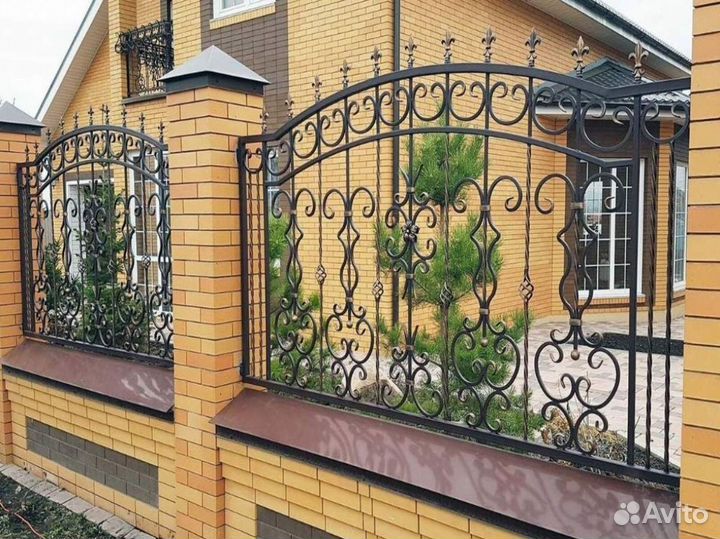 Кованые заборы