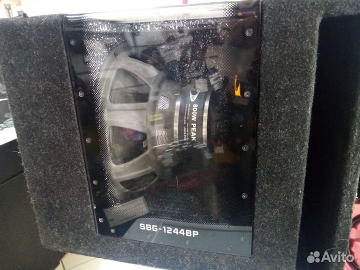 Сабвуфер и усилитель Alpine