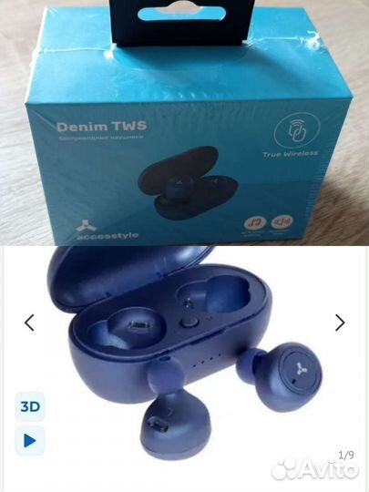 Новые Беспроводные наушники Denim TWS
