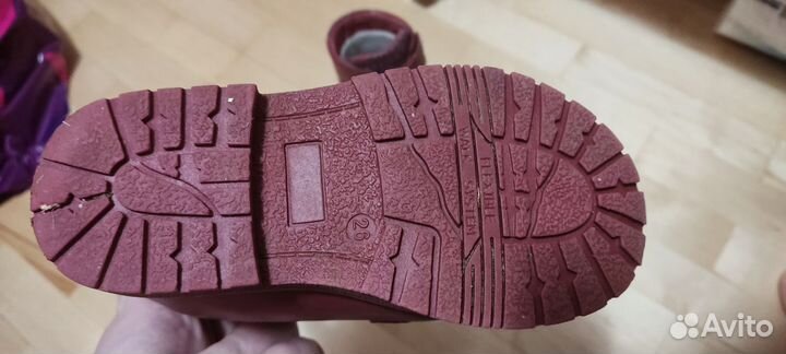 Ботинки демисезонные для девочки 26 размер