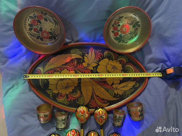 Набор посуды хохлома СССР