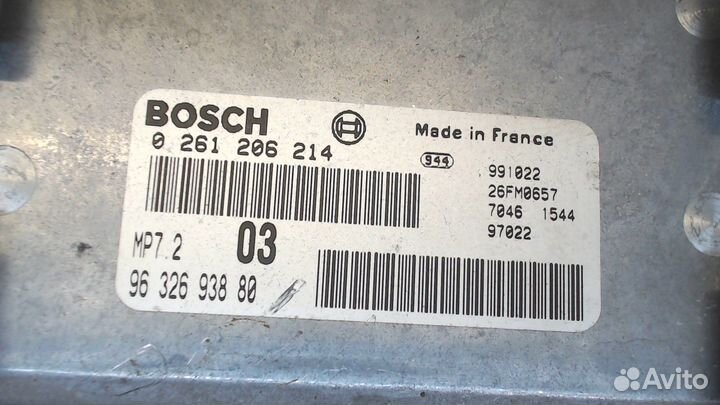 Блок управления двигателем Citroen Xsara, 1999