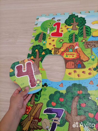 Детский коврик пазл