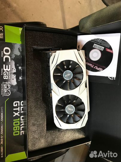 Видеокарта asus gtx 1060 3gb Dual