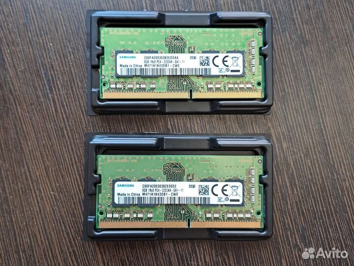Оперативная память ddr4 8gb samsung 3200аа