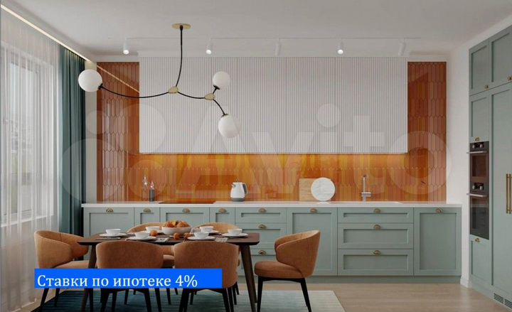 2-к. квартира, 58,6 м², 11/17 эт.